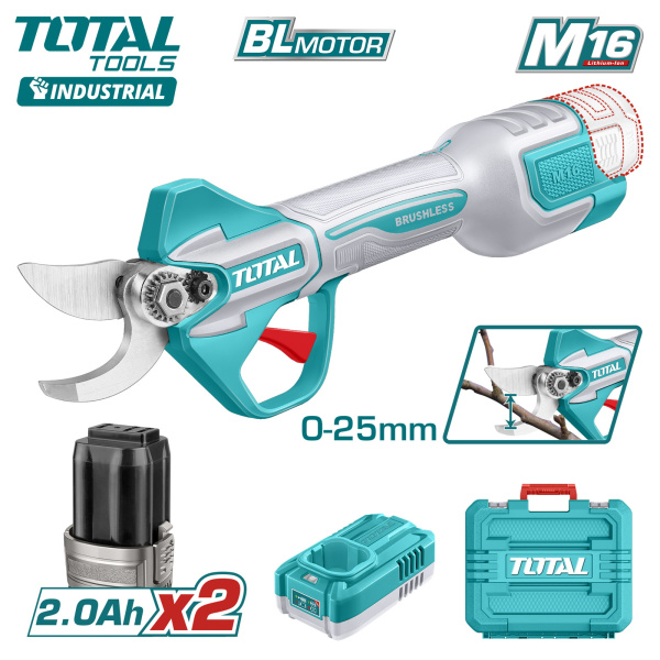 Секатор аккумуляторный TOTAL TSSLI162582 TSSLI162582