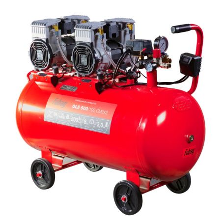 Компрессор безмасляный коаксиальный малошумный FUBAG OLS 500/100 CM2х2 646075