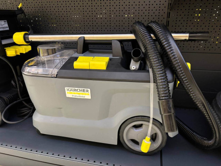 Аппарат для чистки ковров Karcher Puzzi 10/1 (нет коробки, запаян бак, б/у) 1.100-130.1